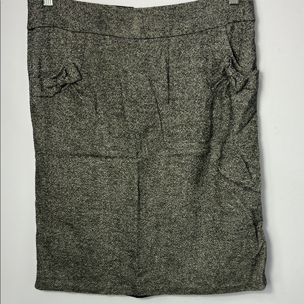 Baia Chic Gray Wool Blend Pencil Skirt